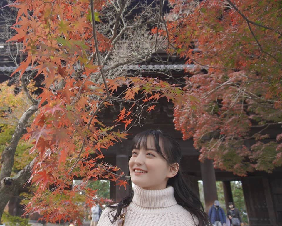 清井咲希さんのインスタグラム写真 - (清井咲希Instagram)「. 紅葉🍁 #京都　#南禅寺 #たこやきレインボー　#たこ虹　 #清井咲希　#さきてぃ #kiyoinstagram」12月14日 19時53分 - kiyoisaki_official