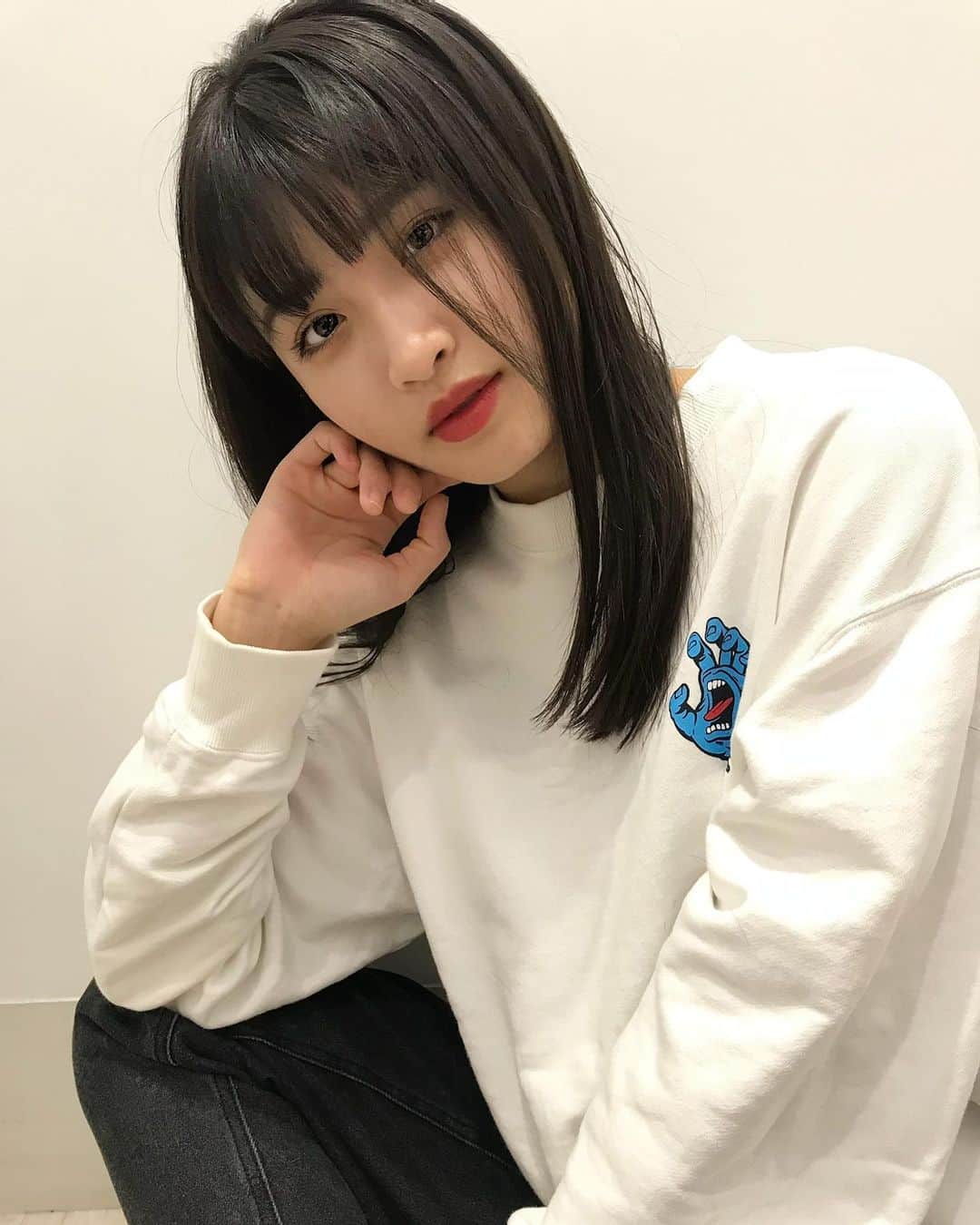 若林真帆のインスタグラム：「・﻿ ・﻿ ・﻿ ヘアメンテ行ってきた‪☻﻿ 髪の毛生き返ったよ〜(^-^)/﻿ @allys_waji  #若林真帆」