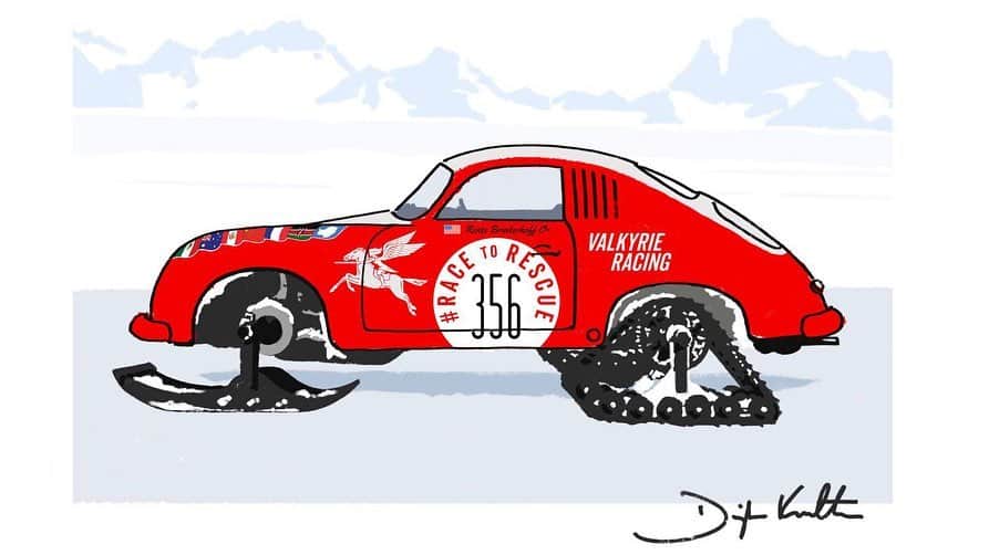 Porsche Japanさんのインスタグラム写真 - (Porsche JapanInstagram)「今日は #南極の日。 原宿ポップアップに展示している車両と同じ、1956年式のポルシェ 356 Aで世界中を走破する「プロジェクト 356 ワールドラリー・ツアー」。 これまで6つの大陸を走破しており、最終ステージは2021年1月に世界最極地、南極大陸に到着する予定です。  #ポルシェ #Porsche #356A #クラシックポルシェ」12月14日 20時09分 - porsche_japan