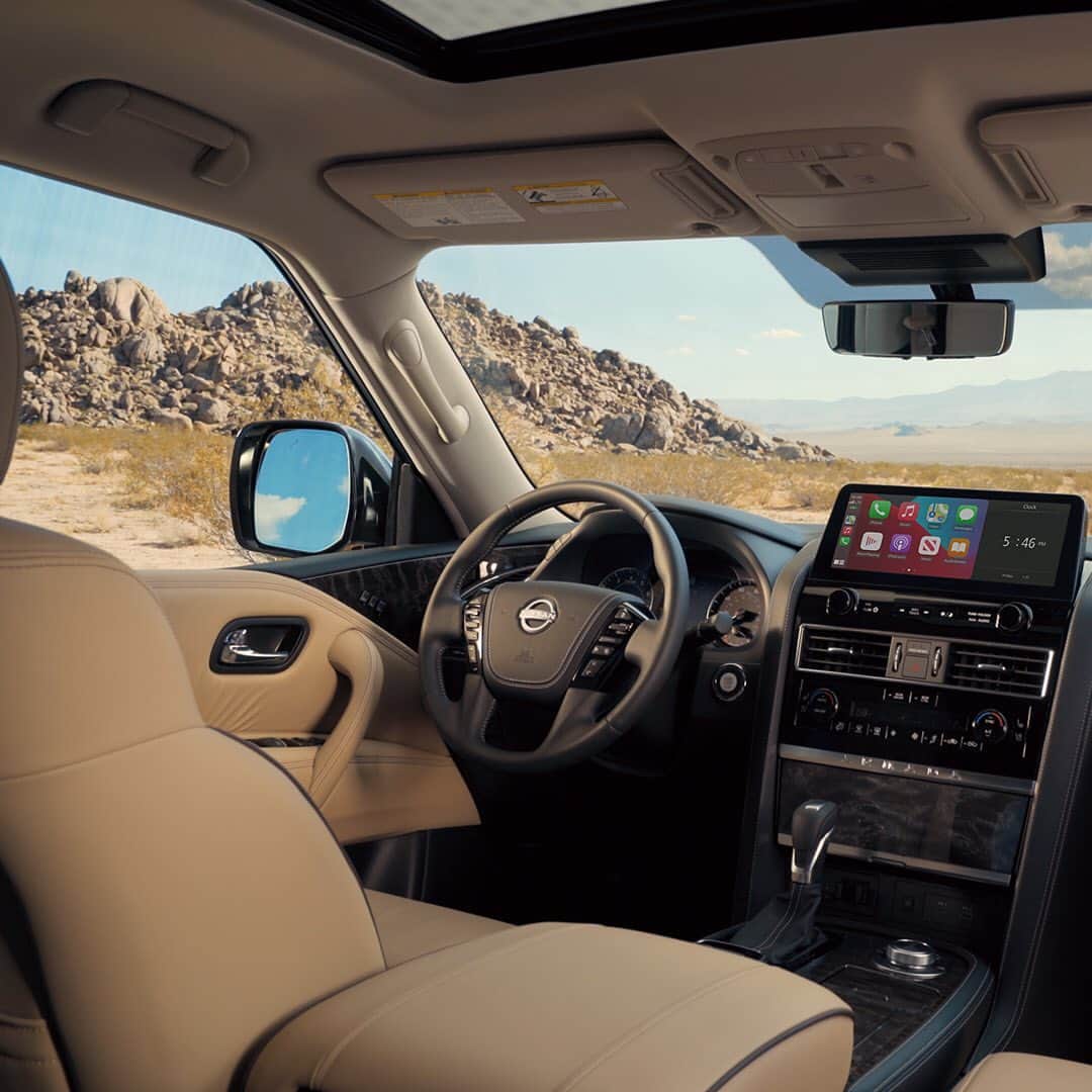 Nissan USA Official Instagram accountのインスタグラム：「A room with a view. And a 400 horsepower engine. #NissanArmada2021 #TameTheWild」