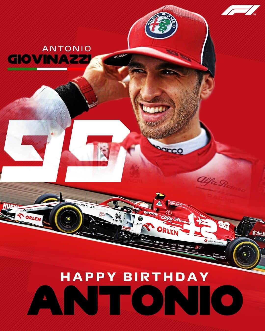 F1さんのインスタグラム写真 - (F1Instagram)「Wishing a very happy birthday to you, @antogiovinazzi99! 🎂  #F1 #Formula1 #HappyBirthday #AntonioGiovinazzi」12月14日 21時13分 - f1