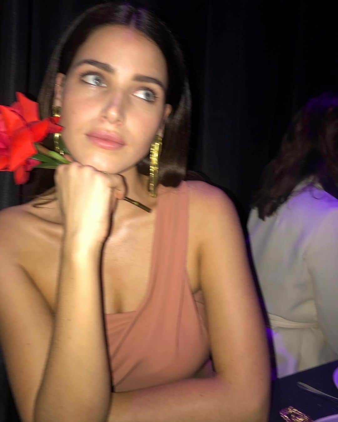 タニー・アトキンソンのインスタグラム：「Rose at night」