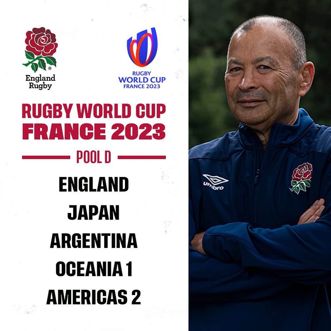 のインスタグラム：「Our #RWC2023 Pool 🏴󠁧󠁢󠁥󠁮󠁧󠁿 🇯🇵 🇦🇷 Oceania 1 and Americas 2 to be confirmed...」