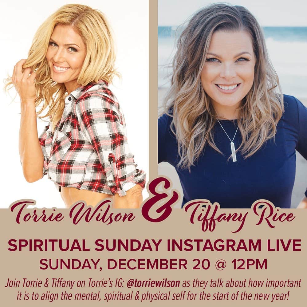 トリー・ウィルソンのインスタグラム：「. Mark your calendar loves! . I’m sooo excited for this REAL & RAW chat! . Join me & @spirittiff LIVE on IG this Sunday at 12 pm est. . Our health is about so much MORE than biceps & abs..our MENTAL health & being SPIRITUALLY aligned is even MORE important.  Now more than ever. But they all go together.  Please join us to discuss how we can bring it all together for the Holidays & our fresh new year. . This is about understanding & embracing your spiritual world and all the magic around us each day. 💫🦋🙏🏽」