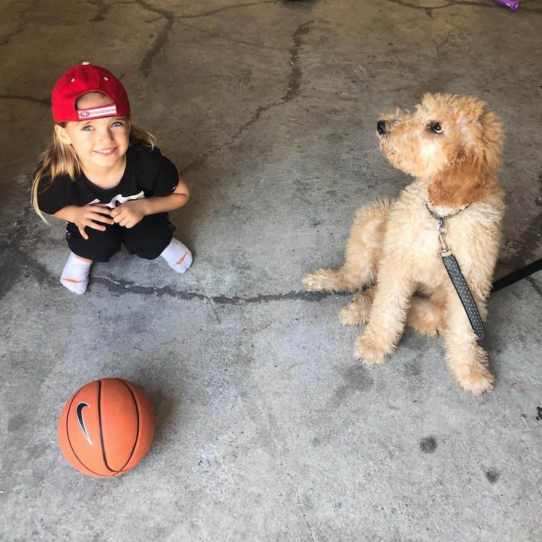 ヨランテ・ヴァン・カスベルヘンのインスタグラム：「❤️🐶🤗」
