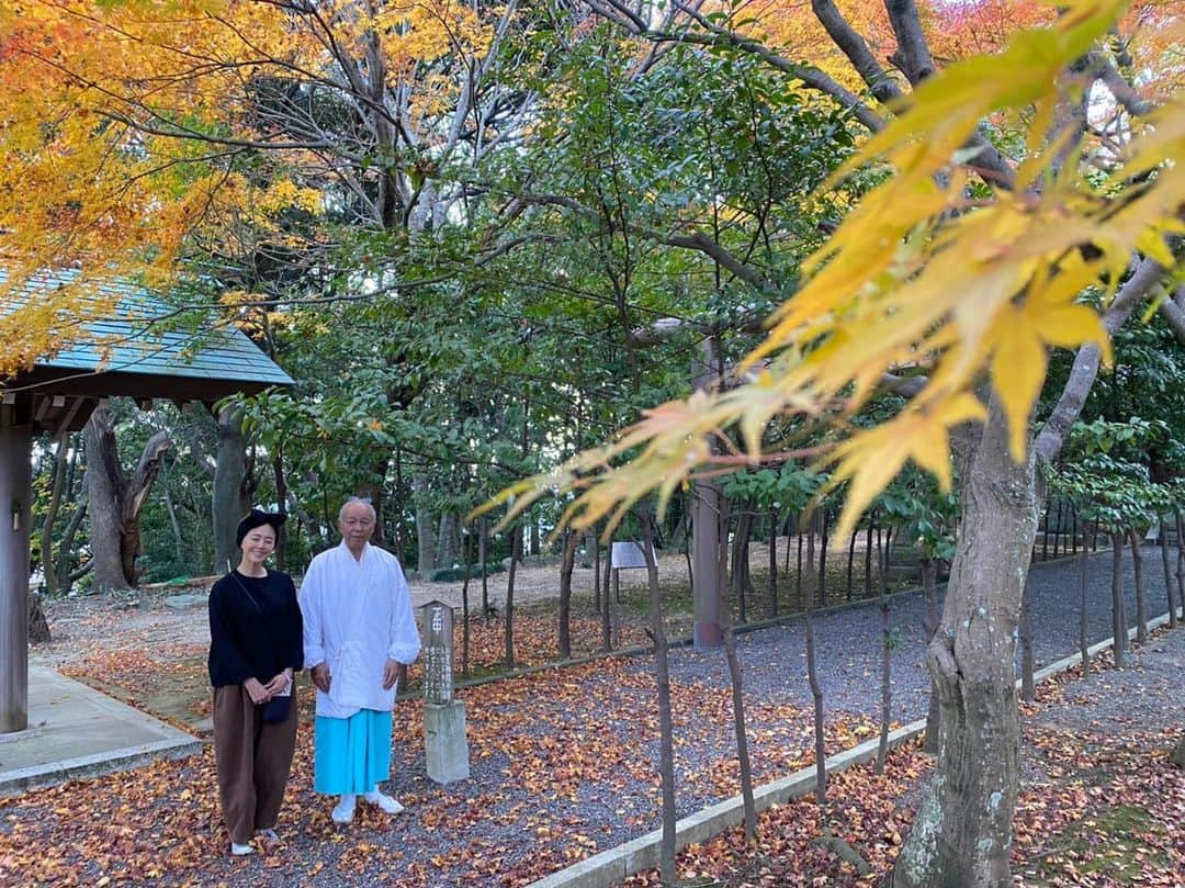 熊谷真実さんのインスタグラム写真 - (熊谷真実Instagram)「浜松縣居（あがたい）神社にお参りに行ってまいりました。 ここは浜松で一番の有名人であり高名賀茂真淵記念館の横にある神社 前から気になってたところへ友人が案内してくれました。  紅葉が綺麗でしたよ。 #熊谷真実#縣居神社 #紅葉が綺麗#気持ちの良いところ#また行こう」12月15日 1時49分 - mami_kumagai310