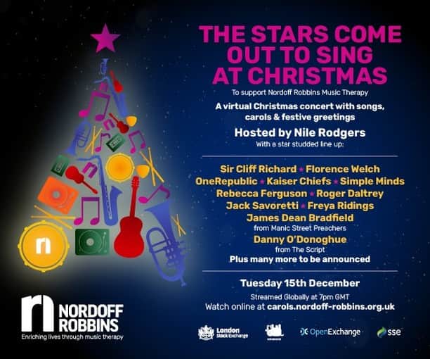 OneRepublicさんのインスタグラム写真 - (OneRepublicInstagram)「Come join us tomorrow at 7pm (BST) for the @nordoffrobbins Music Therapy Christmas event! #SingForNordoffRobbins」12月15日 2時00分 - onerepublic