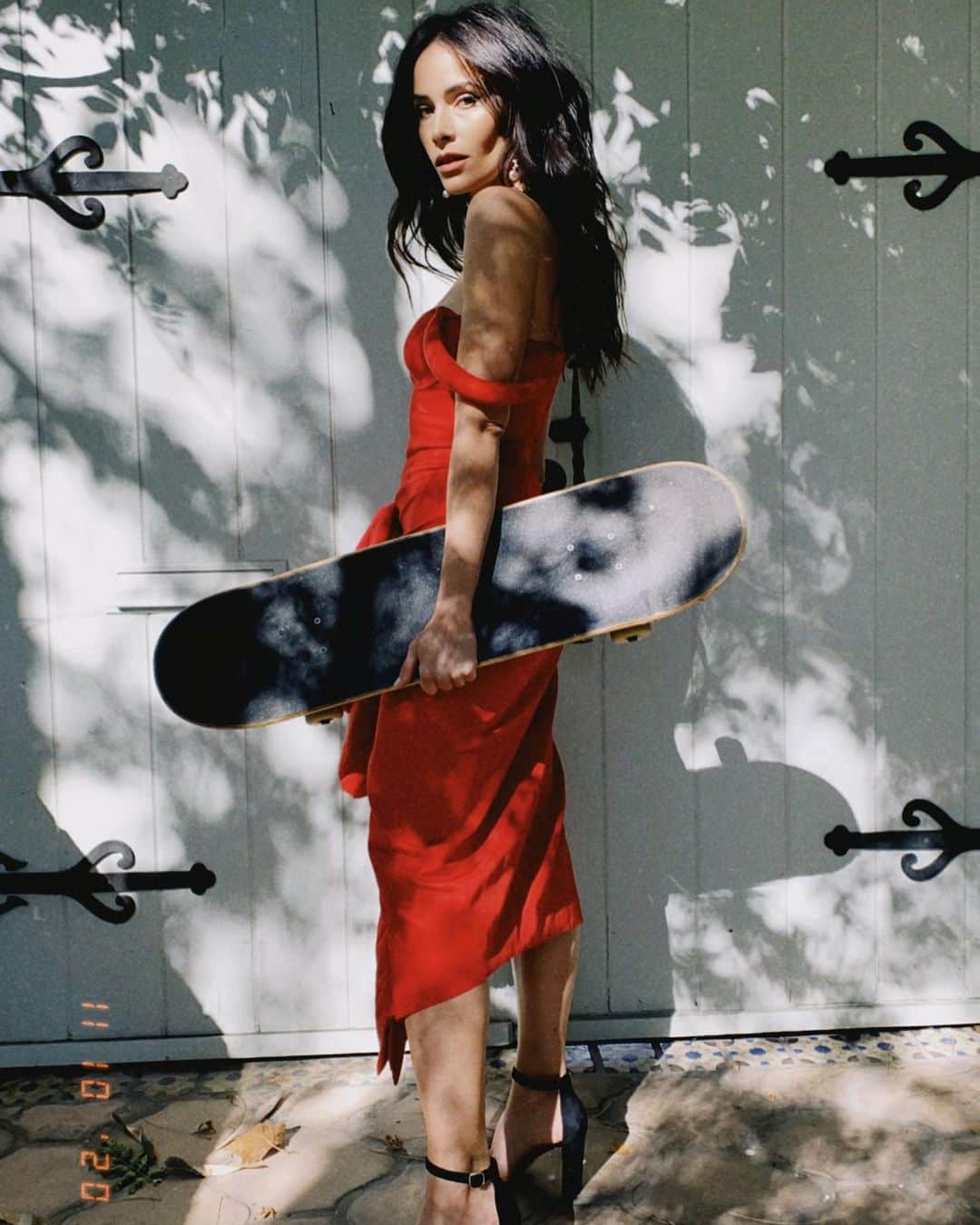 アビゲイル・スペンサーのインスタグラム：「he was a skater boy, she said see you later boy. 💃🏻🛹. 📷 @claytonhawkins」