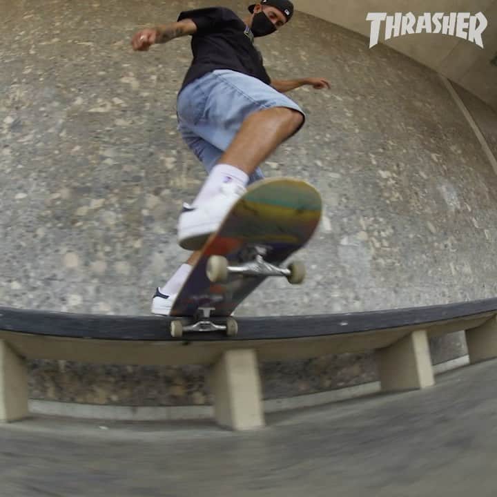 スラッシャーのインスタグラム：「Impeccable @milessilvas 👏🏾👏🏾 STAYCATION: Sacramento now playing on the Thrasher app 📲」