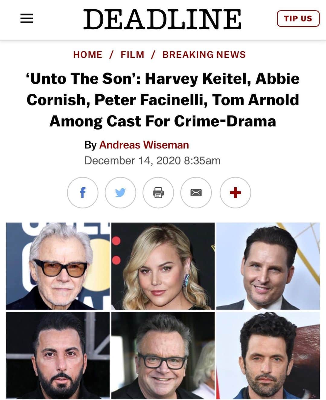 ピーター・ファシネリのインスタグラム：「Still in Oklahoma filming #TheUnbreakableBoy. Up next On to #UntotheSon written and directed by the talented Corey Asraf.  Exited to work with him and this incredible cast.」