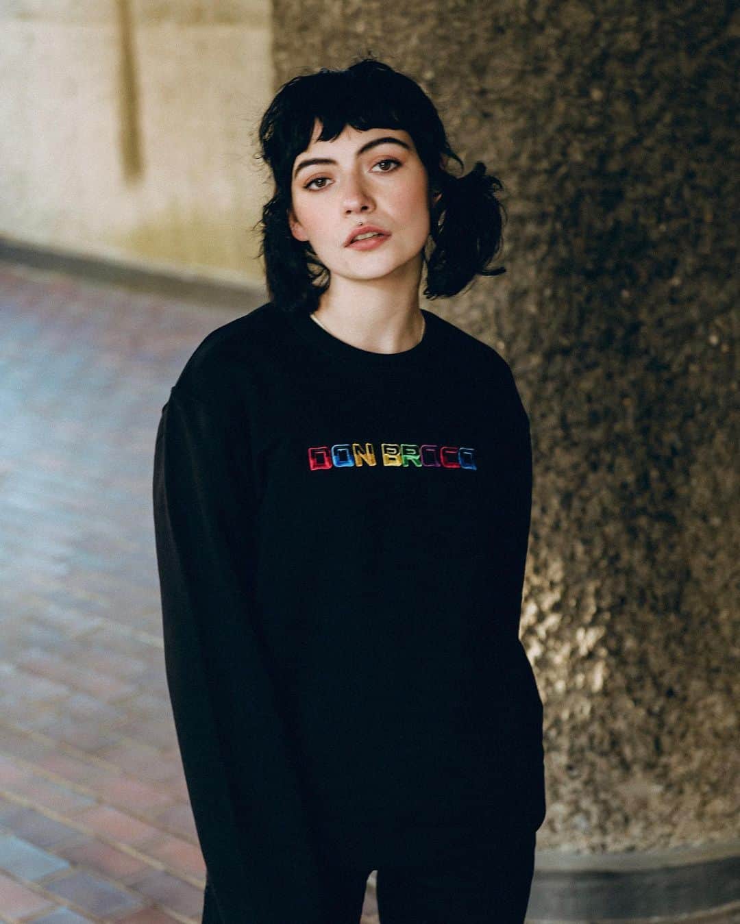 Don Brocoのインスタグラム：「The Healthy & Wholesome embroidered sweat 🟥🟦🟧🟨🟩🟪🟥🟦 DONBROCOMERCH.COM」