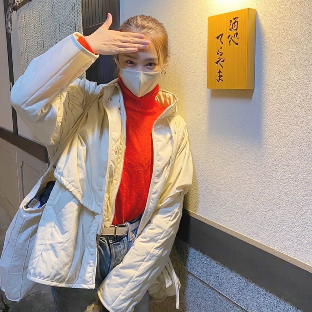 光永百花のインスタグラム：「リハ終わりデコ隠し👶🏻」