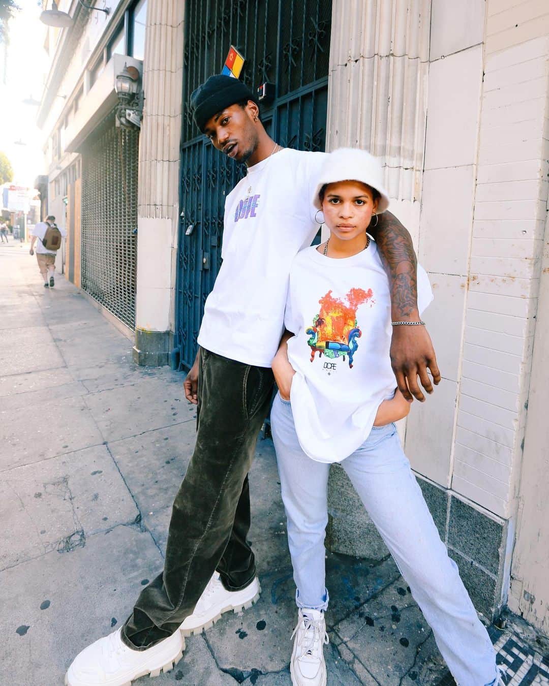 のインスタグラム：「Dope Crüe x Adios Proust Tee 🔥」