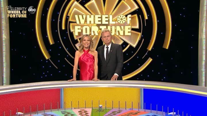 コンスタンス・ジマーのインスタグラム：「Super surreal to spin  THE WHEEL on primetime #CelebrityWheelofFortune  and play for my charity of choice @wckitchen on @wheeloffortune WITH #patsajak and @officialvannawhite and.... stay tuned for more #bts pics and players, starts airing Thursday, January 7th 8/7c on @abcnetwork #dreamsdocometrue」