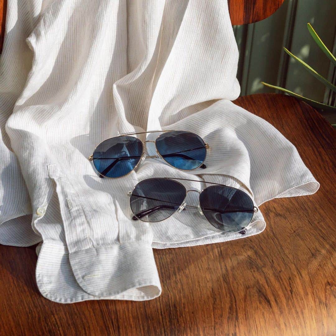 のインスタグラム：「More modern than other pilot frames, Airdale has a unique shape that combines a modern proportion with clean design. It’s fresh and a great entry for those unfamiliar with OP. -OP King of Prussia. - Head to our Stories to discover the rest of the boutique’s favorite frames.」