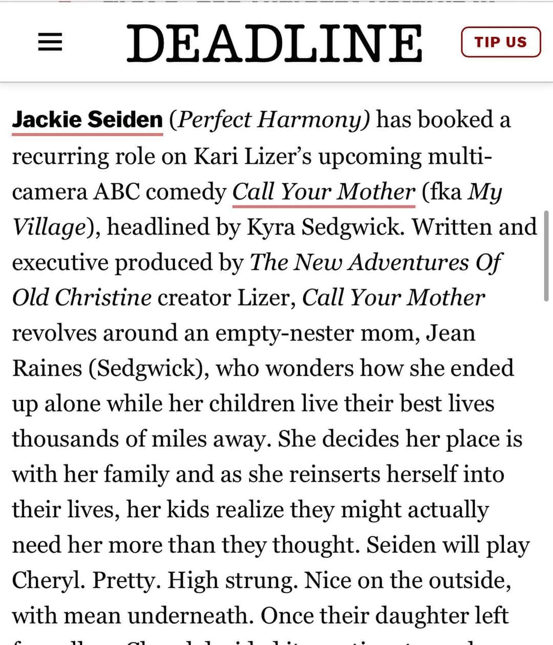 ジャッキー・セイデンさんのインスタグラム写真 - (ジャッキー・セイデンInstagram)「The cast and crew of @callyourmotherabc is composed of the absolute best humans in town. I am so honored to be involved in such an incredible show. Thank you @karilizer, @juelbestrop, and @abcnetwork! This one is for you mom ♥️  (Also shout out to all the #RHOA fans!) #callyourmother」12月15日 6時12分 - thejackieseiden