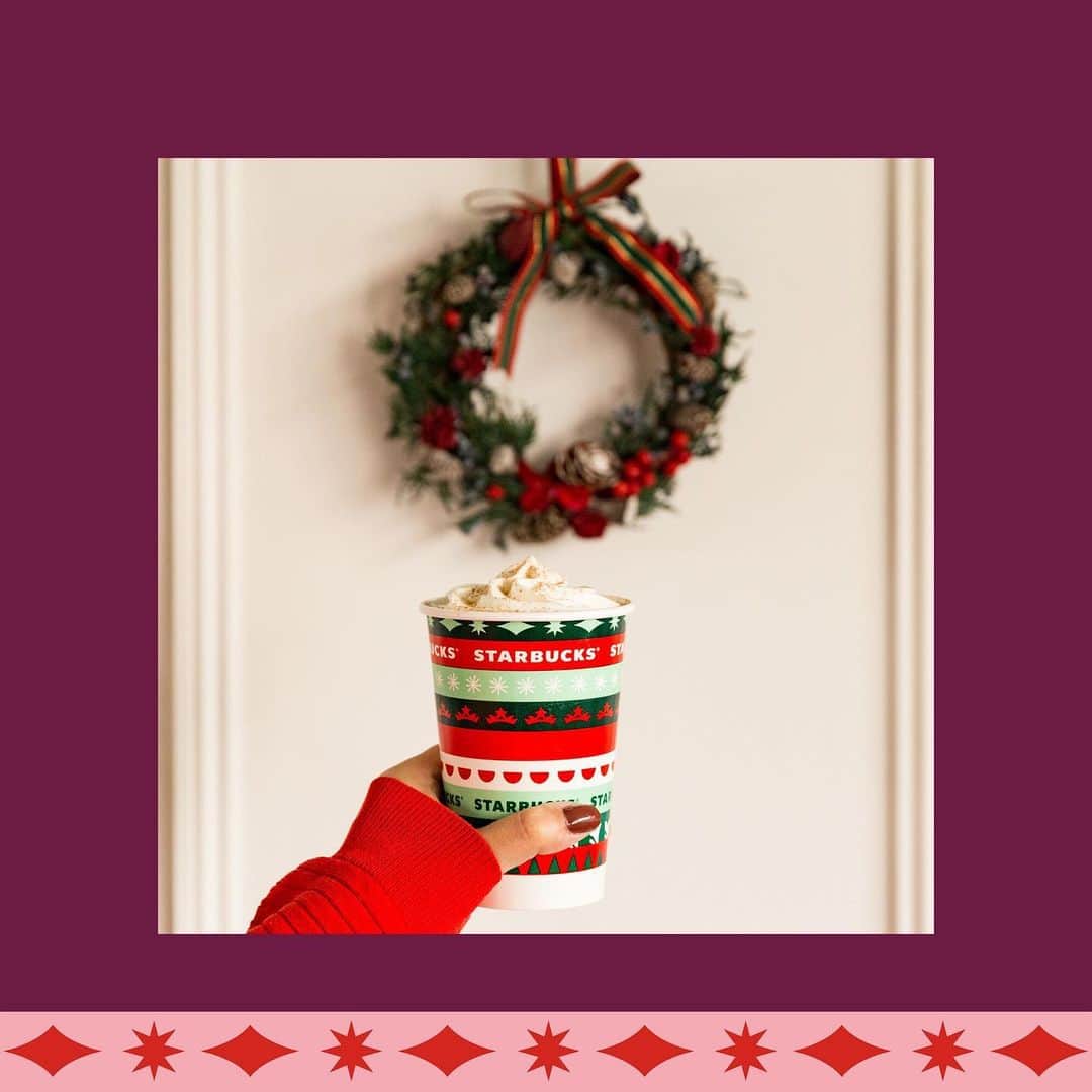 のインスタグラム：「🎄 クリスマスまであと10日🎅 もう準備はしましたか？ みなさんの #おうちクリスマス 教えてください😉  #ジンジャーブレッドラテ #スターバックス」