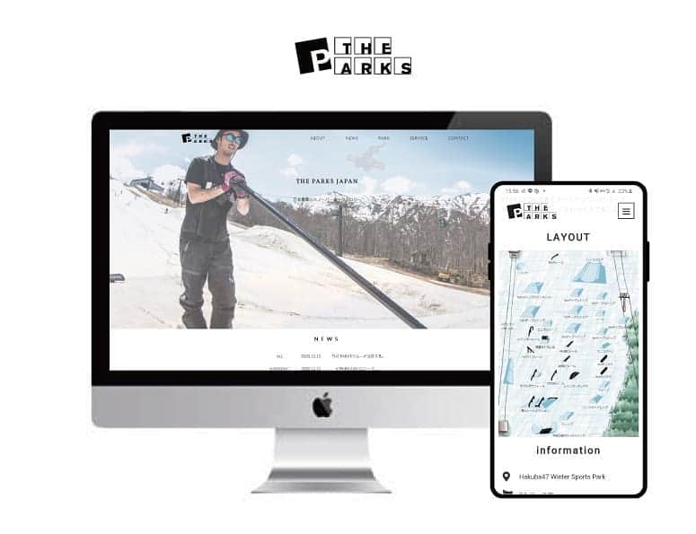 のインスタグラム：「THE PARKSのWEBサイトがフルリニューアルされました。 今年も47、栂池、めいほう、ハチの4ヶ所です。 サイトリニューアルは @tatsuki_inamura が担当。 雪が降れば4スキー場全てが国内トップのクオリティのパークです。 サイト内では現在のレイアウトもタイムリーに確認する事も可能ですので是非ご覧下さい。 #theparks  #theparkshachi  #47parks  #tgparks  #meihoparks5000」