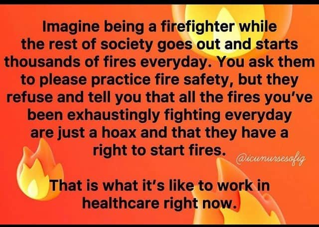 コンスタンス・マリーさんのインスタグラム写真 - (コンスタンス・マリーInstagram)「God Bless these frontline medical workers... ✨🙏🏽✨ Just imagine how upset they must be with our carelessness. 💔🇺🇸 And God Bless our farm workers, delivery people, truck drivers, all of those overworked and underpaid, under respected people who keep this country fed and moving! #MondayMotivation #WearAMask #SocialDistance #MedicalWorkers #TruckDrivers #deliveryservice #farmworkers  #Repost @hollyrpeete #Repost @Cmarz10 #Repost @icunursesofig」12月15日 9時46分 - goconstance