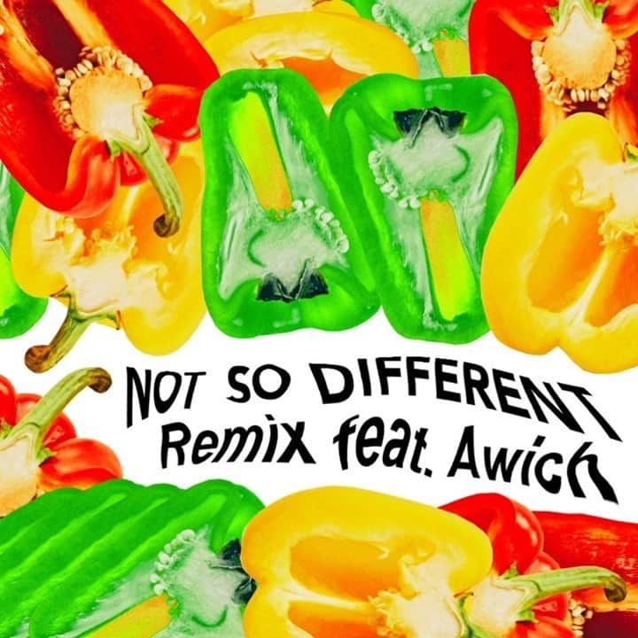Block.fmのインスタグラム：「AIがAwichを迎えた新曲「Not So Different Remix」をリリース! Mステでも披露され話題となっている新曲。ジャケットはとんだ林蘭が手掛けた。⁠ ⁠ link in bioからチェック」