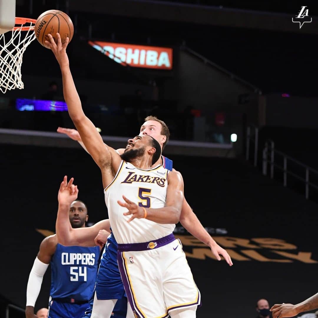 Los Angeles Lakersさんのインスタグラム写真 - (Los Angeles LakersInstagram)「Talen Horton-Tucker (33 pts, 10 reb, 4 stl) is ready for year two 🔥🔥🔥」12月15日 10時38分 - lakers