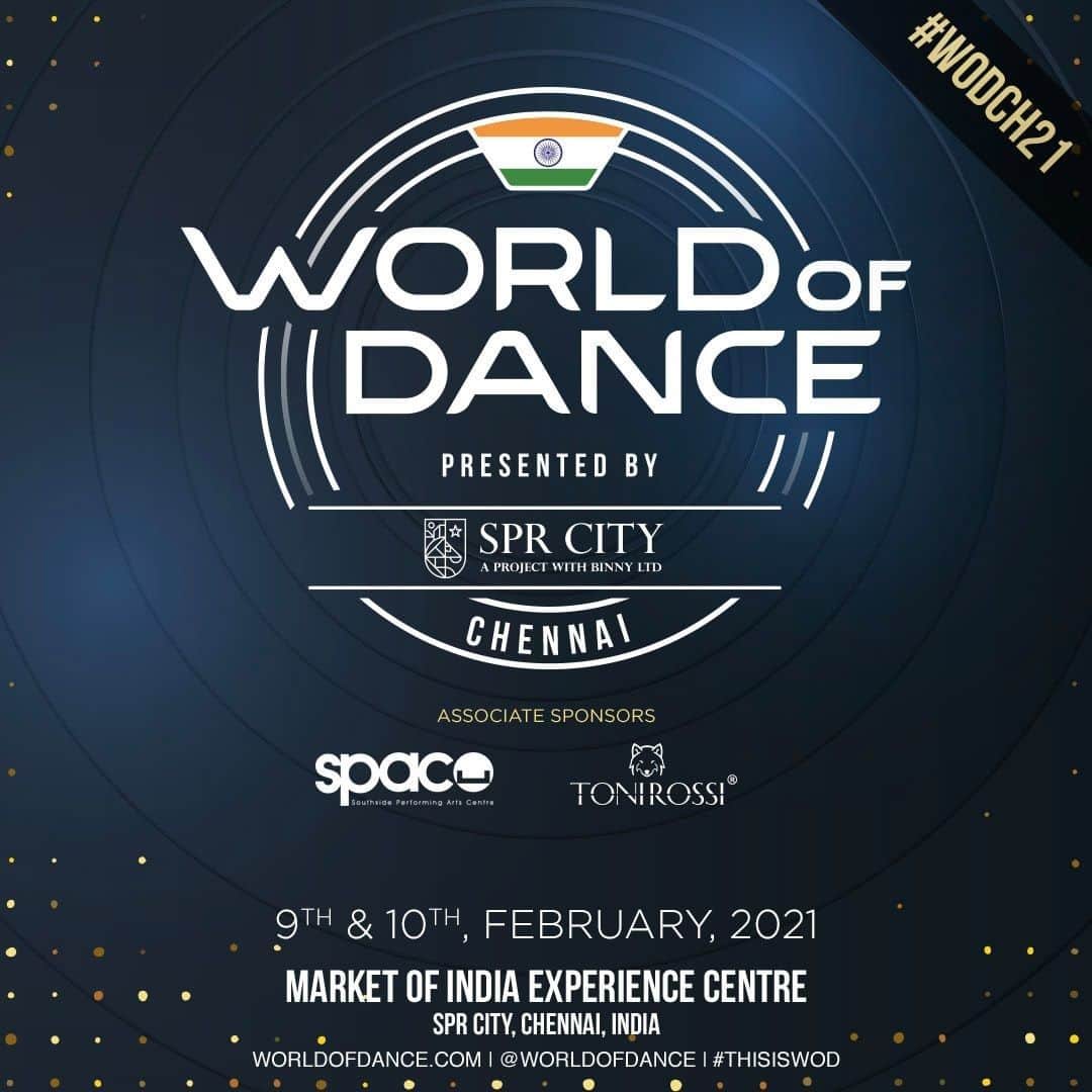 World of Danceさんのインスタグラム写真 - (World of DanceInstagram)「WOD 🇮🇳 India Championship Series date is set!   Feb 2021 SPR CITY Chenna, India  For those interested in registering or attending visit @worldofdanceindia_ for more information.   Follow us for more updates on the event.  #WODCH21 #WODqualifiers 2020 #WODCHENNAI #thisiswod」12月15日 11時08分 - worldofdance