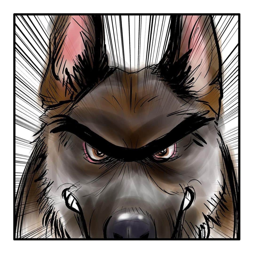 てらりんさんのインスタグラム写真 - (てらりんInstagram)「『ゴボウ』⑰  #漫画 #マンガ #まんが #インスタ漫画 #創作 #コミック #イラスト #犬 #シェパード #ゴボウ #manga #comic #illustration #art #drawing #dog #germanshepherd #alsatian #gobo」12月15日 11時51分 - terarin08