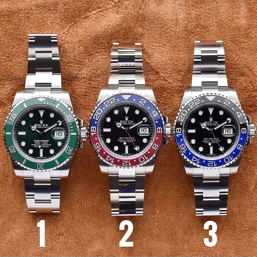Daily Watchさんのインスタグラム写真 - (Daily WatchInstagram)「Which Rolex would you pick? 🤔 Some of the most popular steel Rolex watches. Photo by @chronos_1010」12月15日 17時54分 - dailywatch