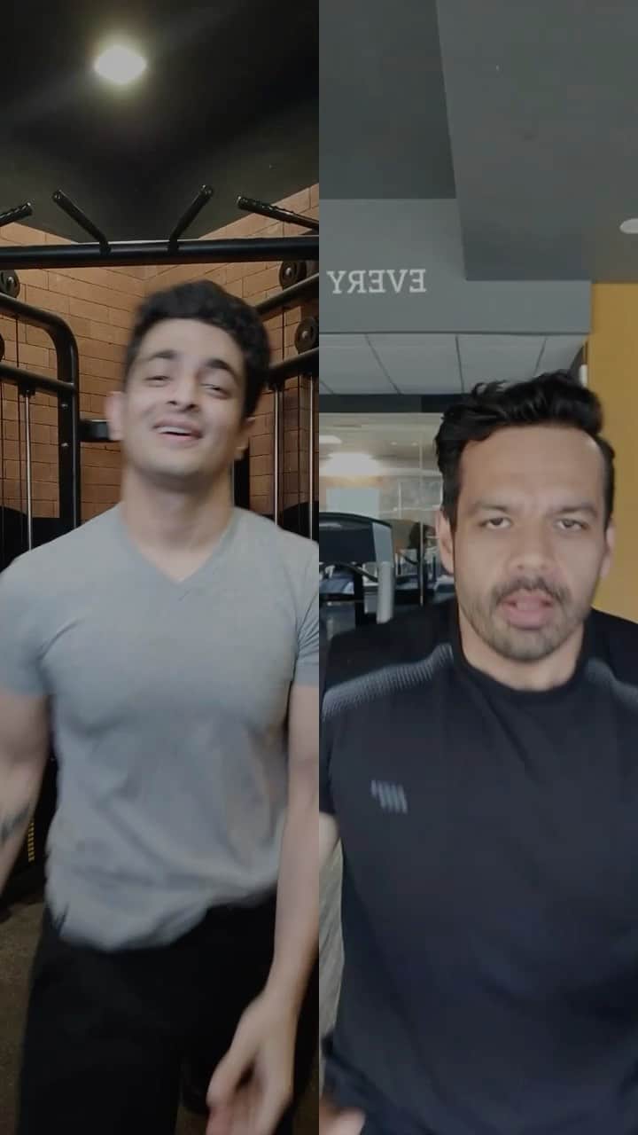 Gaurav Tanejaのインスタグラム：「When my bro @beerbiceps and I doubled up our joy with #vivoV20Pro that is packed with 44MP Eye Autofocus Dual Selfie  and 105° Super-Wide Angle Front Camera to capture wider shots! Now go beyond your limits and do the dual with the #Slimmest5G by @vivo_india #DelightEveryMoment」