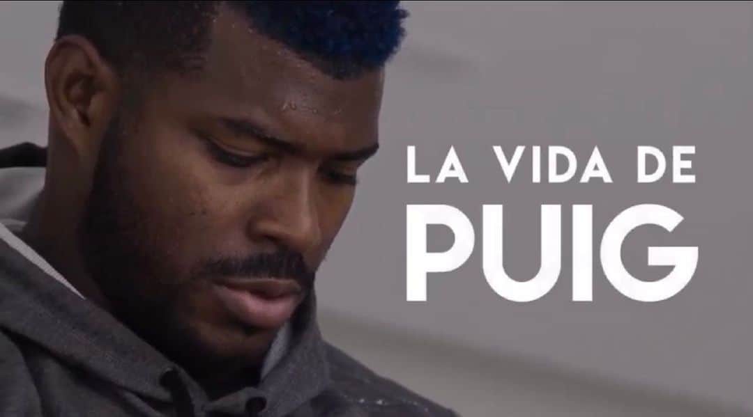 ヤシエル・プイグのインスタグラム：「For the first time, I open up about what I learned from 2020, why I play the game the way that I play, and how life has taught me some tough lessons in order to get me ready for 2021.  Puig is ready. I want to show the world what I can bring to this game - and what I have found out that this game really means to me.  Thank you @baueroutage  for supporting and encouraging me, and thank you @watch_momentum for giving me this chance to speak up like never before. LINK to Video in BIO  #passion #baseball #grateful #thisis30」