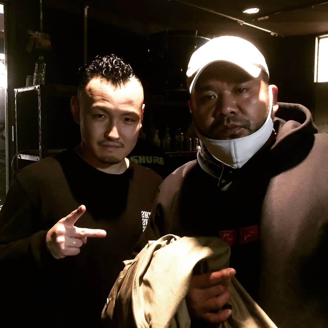 のインスタグラム：「輪入道スポットライト2020優勝おめでとう！　　  #spotlight2020 #KOK2020 #輪入道  ちなみに俺が着てるのはコレ  #9sarigear  https://9sarigear.stores.jp/items/5fd5a389df51593afc9501c2」