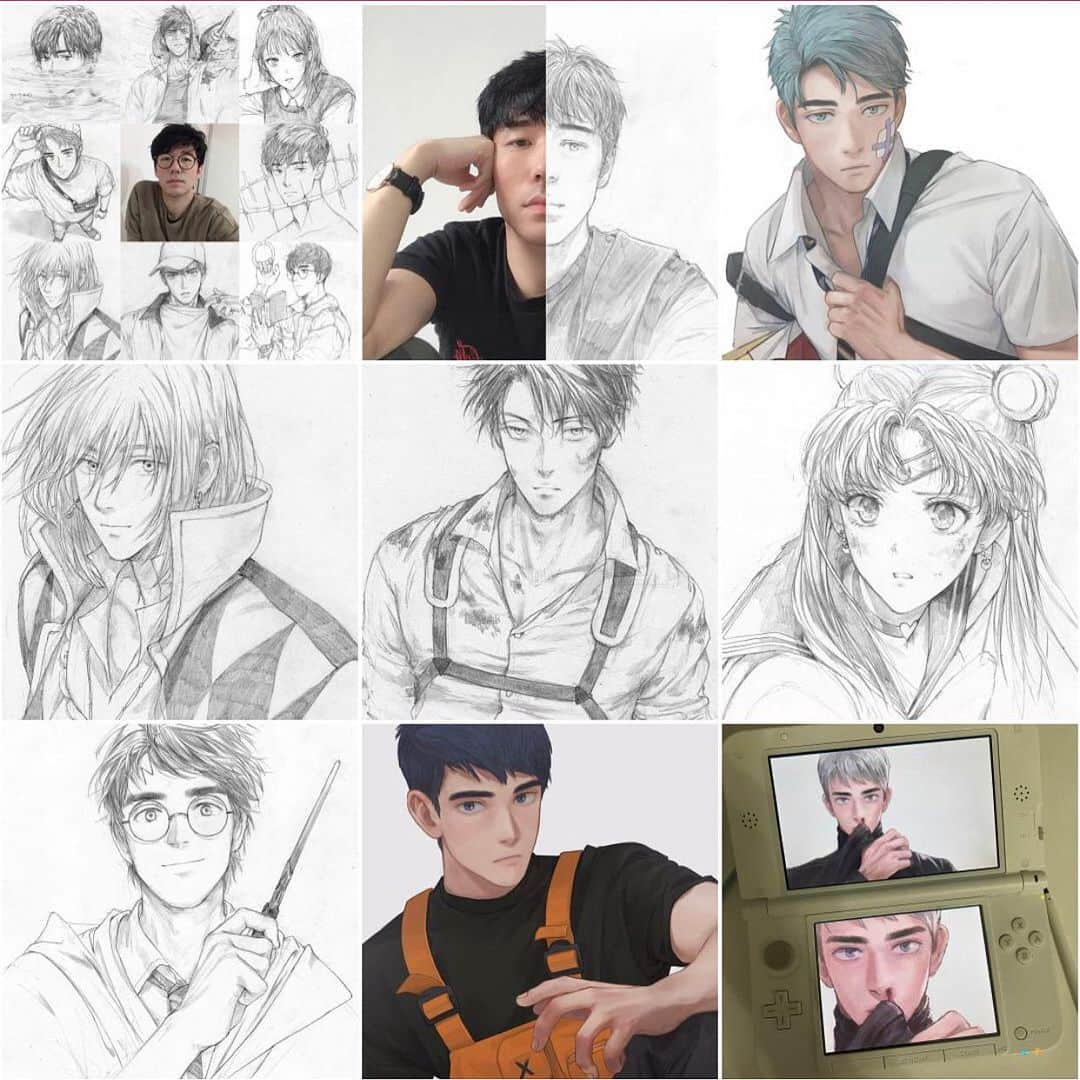 知花シンジさんのインスタグラム写真 - (知花シンジInstagram)「here’s my #topnine! again, thank you for the comments, likes and support!  いつもいいねやコメントありがとうございます！ #topnine2020 #イラスト #일러스트 #illustration」12月15日 14時17分 - artbyshinji