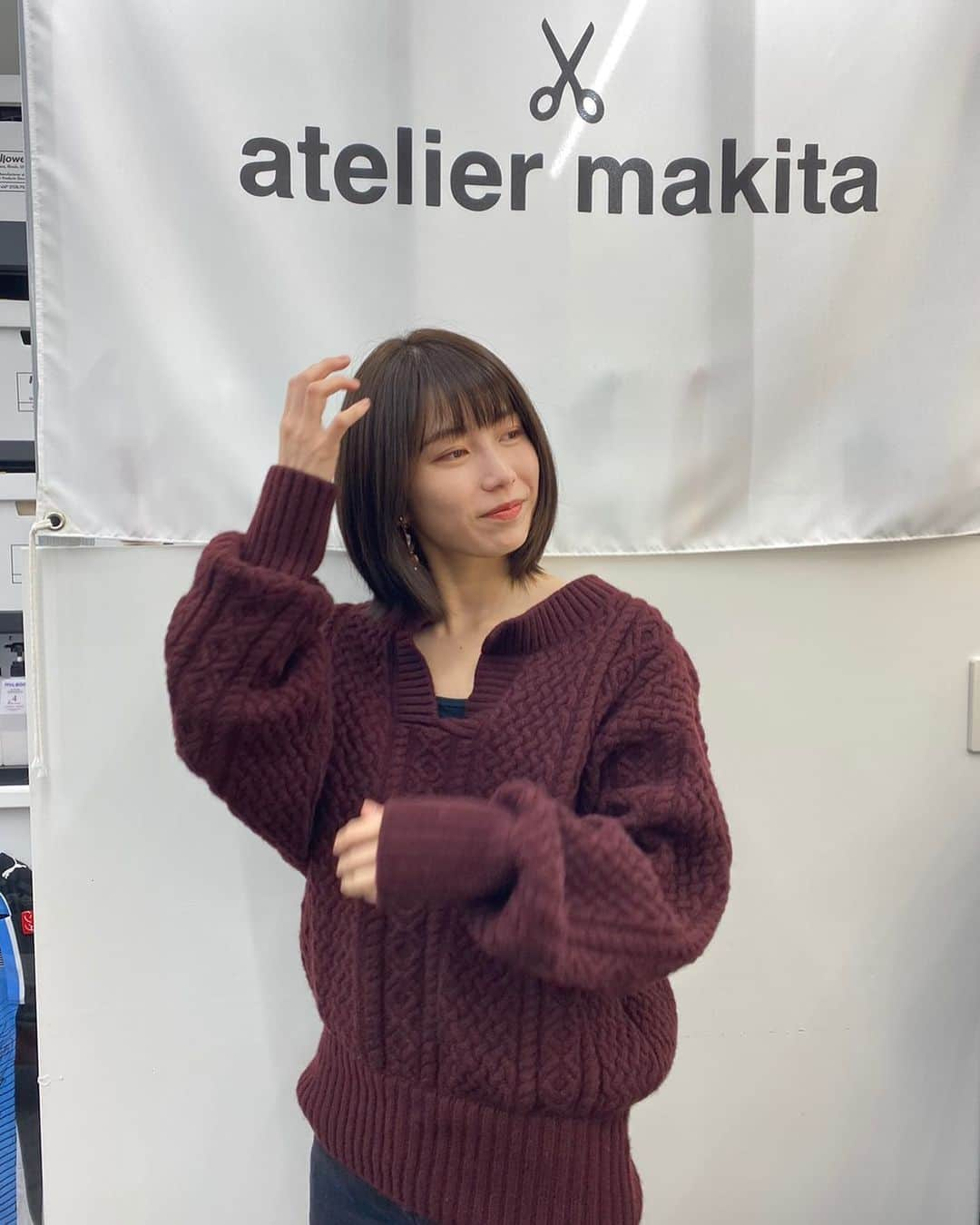 横山由依さんのインスタグラム写真 - (横山由依Instagram)「年内ラストのヘアメンテナンス💇‍♀️ マキタさんいつもありがとうございます！ @mackydesu   #ateliermakita」12月15日 14時36分 - yokoyamayui_1208