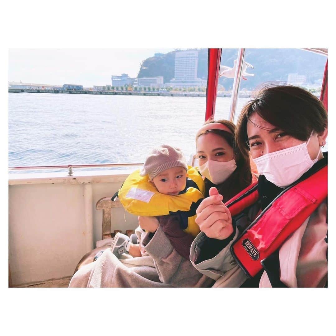 前原穂高のインスタグラム：「とある休日✨家族旅行👨‍👩‍👦  #家族旅行  #かもめがいっぱい  #前原家」