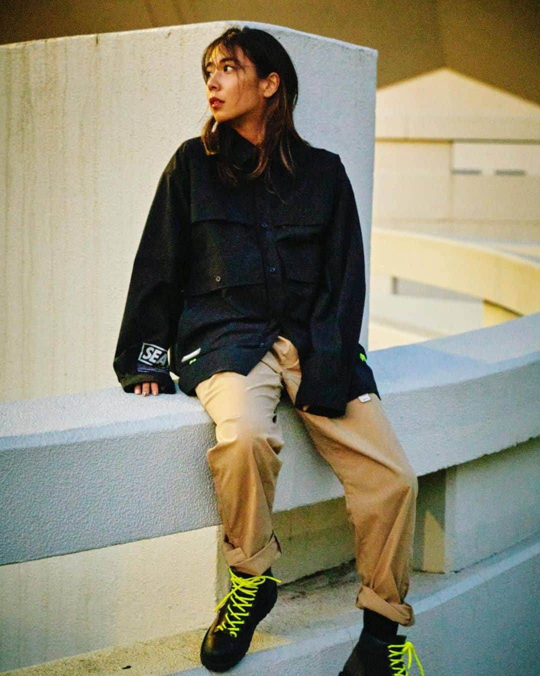のインスタグラム：「お仕事写真👌🏽✌🏽✨ 久々の投稿っっ」