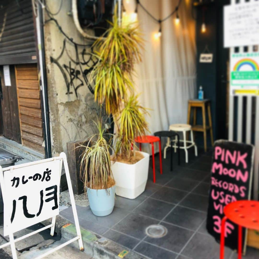 こうやもゆさんのインスタグラム写真 - (こうやもゆInstagram)「開店のニュースをTwitterで見てから、ずーーーっと行きたかったカレーの店「八月」に行って来ました。  カウンター席と、小さなテーブル席が2つのこじんまりとした店内。 平日ランチタイムのピークが過ぎた15時半ごろ伺いました。  スタッフは、かわいらしい若いお姉さんが2人。 愛想のいい方でなんだか和みました。  カレーは海老カレーと「あいがけキーマ」に。 どちらも思っていたよりしっかりスパイシーで、辛かったです。 普段中辛を食べるわたしが、ギリギリ美味しく食べられる辛さ。 味は、どちらのカレーも最高に美味しかったです。あぶらっこすぎず、しつこすぎず。絶妙でした。 あいがけにしてよかった！！！！！  (お米を大盛りにしなかったことだけ後悔しました…)  . . .  #下北沢グルメ  #下北沢 #下北沢カレー #下北沢のカレー #八月 #カレー #カレーライス #カレー屋　 #カレー屋さん #海老カレー #キーマ #あいがけ #curry #curryrice  #無添加カレー #サニーデイサービス」1月13日 20時44分 - 1001moyu