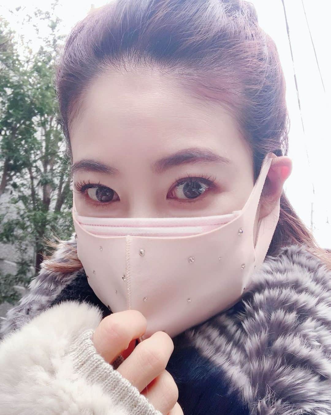 吉田玲奈さんのインスタグラム写真 - (吉田玲奈Instagram)「これからはマスク重ね付け😷」1月13日 19時23分 - reina.yoshida.ciel.1218