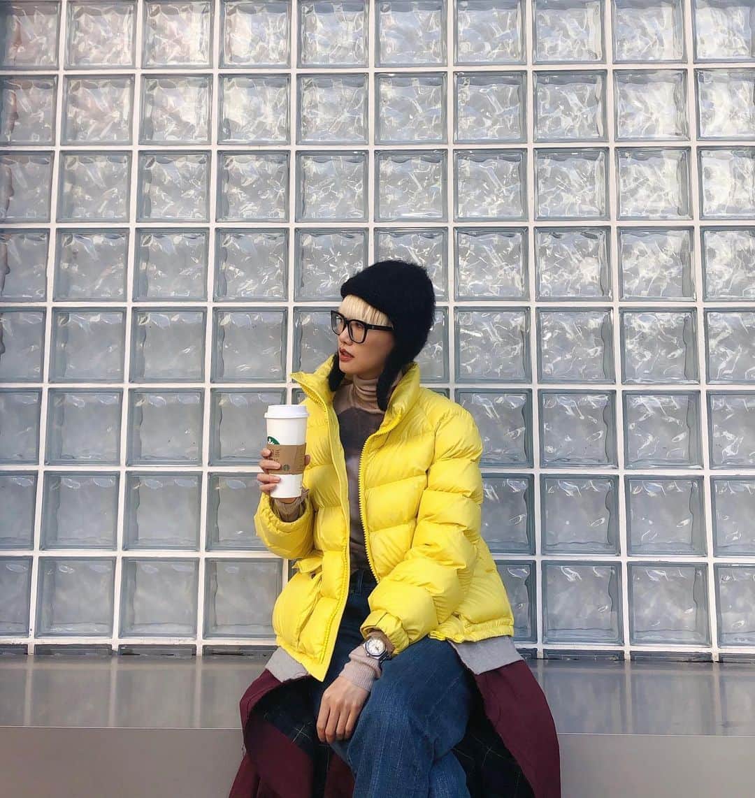 のインスタグラム：「🤓💛✨」