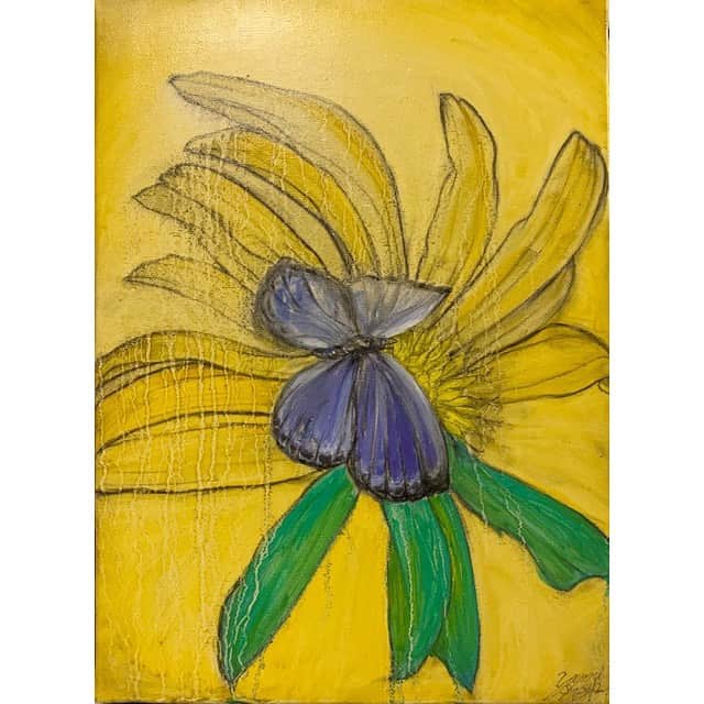 滴草由実のインスタグラム：「✳︎お知らせ✳︎  公式HPの「Art Gallery」に掲載されているアート作品が新たに追加されました✨ 今回は去年のライブ配信「Atelier Music Room 〜smooth R&B〜」で展示した完全新作となります‼️ アート作品は通販サイトMusingでご購入いただけます＾＾  作品に対しての想いも載せていますので 是非checkしてみてくださいね♪  yumi-shizukusa.com/gallery.html  #art #gallery #musing  #新作 #アート #油絵 #アクリル  #癒し #想い」