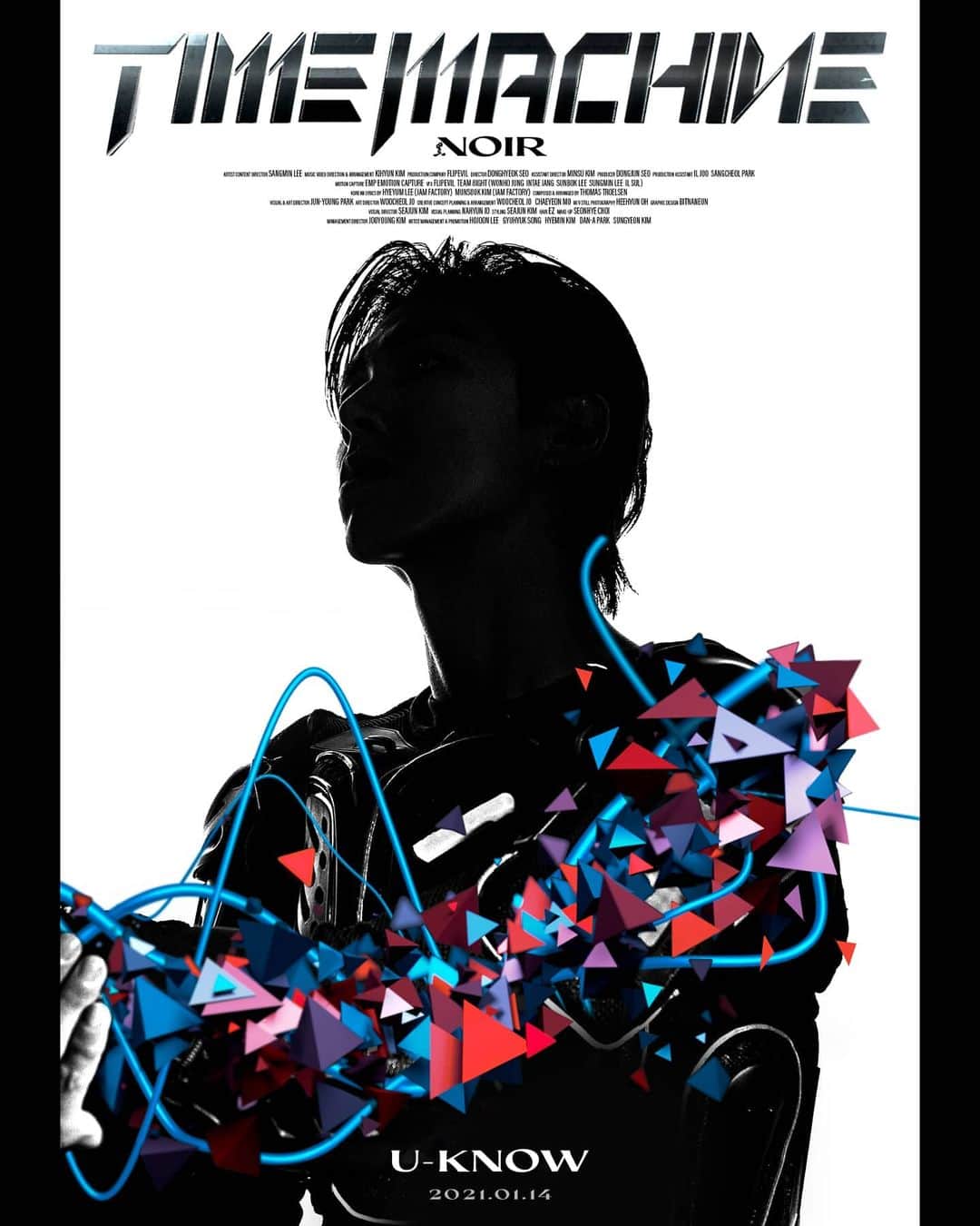 ユンホさんのインスタグラム写真 - (ユンホInstagram)「[NOIR] ‘Time Machine’ Film Poster  🎧 2021.01.18. 6PM KST  #NOIR #TimeMachine」1月13日 13時31分 - yunho2154