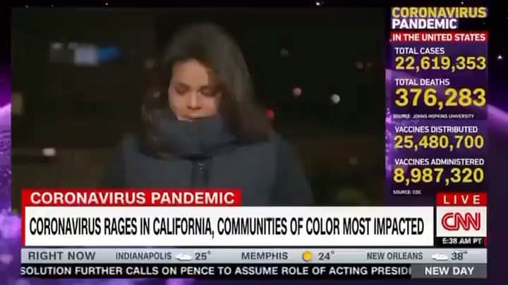 アンジー・マルチネスのインスタグラム：「this fckd me up, cuz i feel her! if u are getting a lil too comfortable out here pls tighten up! 😷 u can literally save someone’s life or maybe even your own.  thank u @sarasidnertv for your work.  God bless. ❤️」