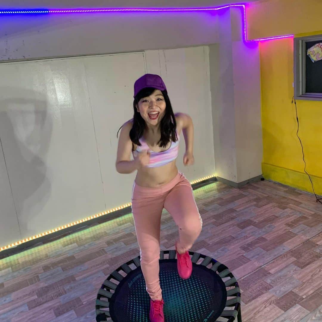 のインスタグラム：「#トランポリン #trampoline #exercise #training ##rapper」