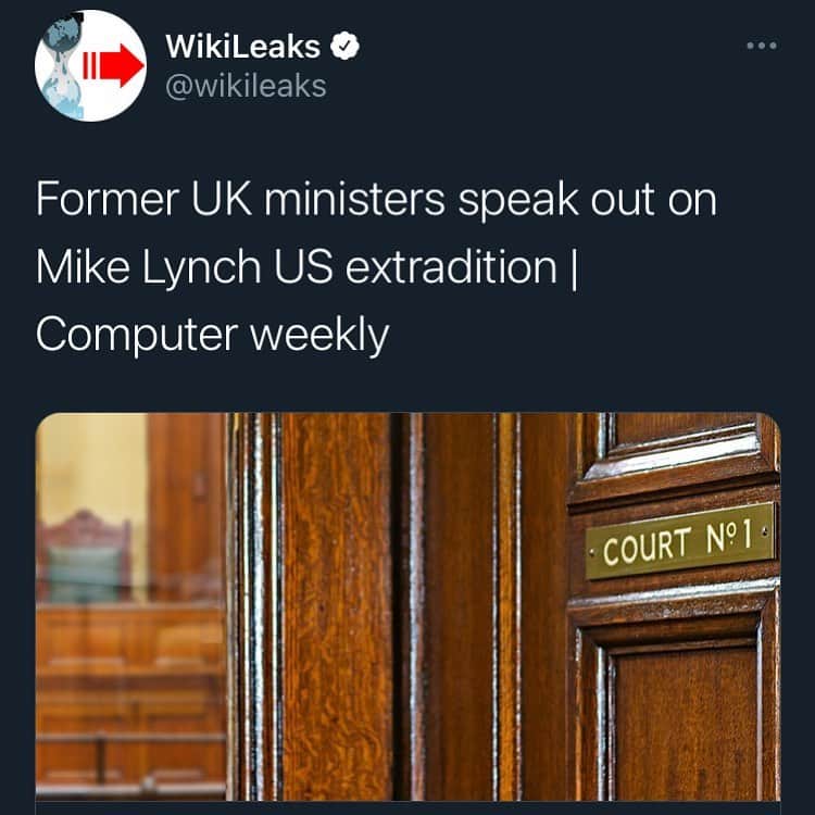 WikiLeaksさんのインスタグラム写真 - (WikiLeaksInstagram)「Former UK ministers speak out on Mike Lynch US extradition  Computer weekly」1月13日 16時09分 - wikileaks