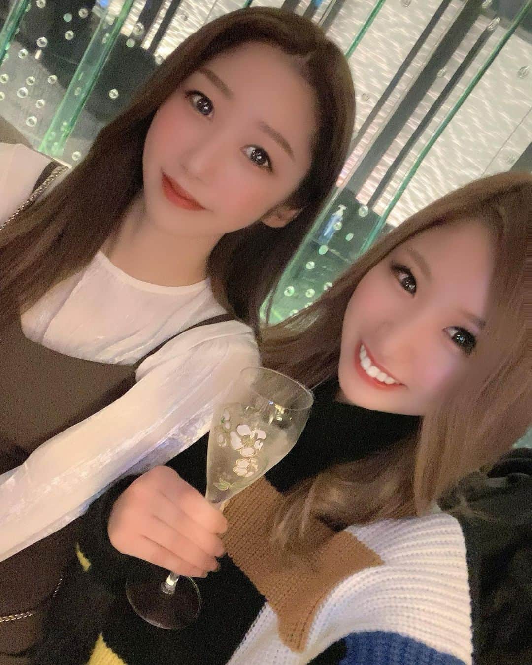 のインスタグラム：「一緒に飲んでくれたありさちゃん💓 アイドルみたい清楚で可愛い🥺✨ ありがとうございました💓」