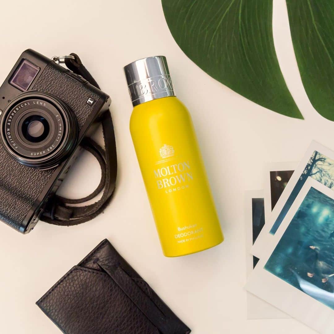 モルトンブラウンのインスタグラム：「Filled with citrusy bushukan, verdant thyme and woody-grassy vetiver, our Bushukan Deodorant transports the senses to blissful tropical horizons. Find it in our Winter Sale now.」