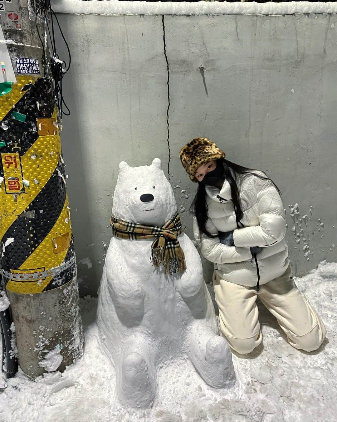 ペ・ユニョンさんのインスタグラム写真 - (ペ・ユニョンInstagram)「Ice Bear ☃️🤍」1月13日 18時02分 - mulan_bae