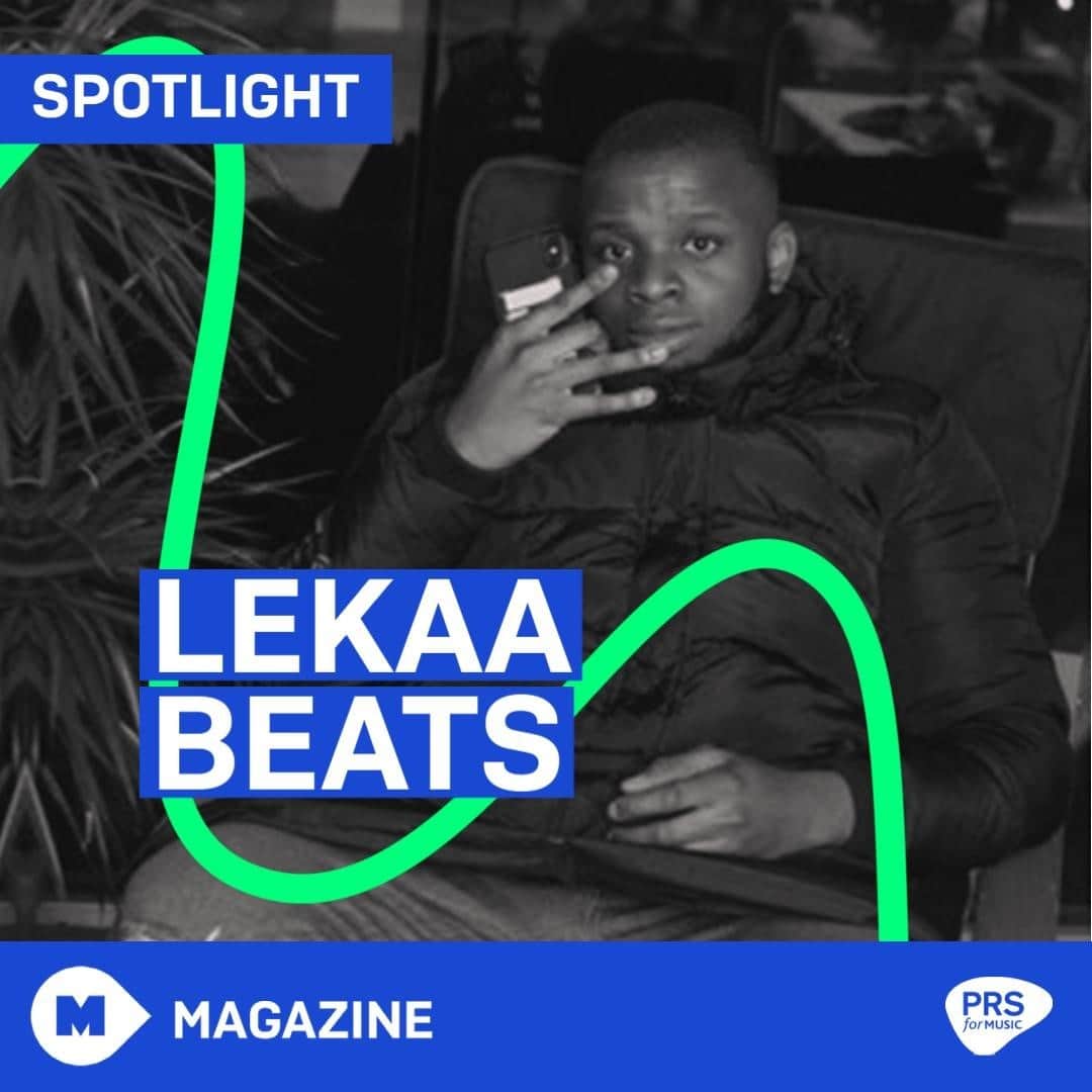 PRS for Musicのインスタグラム：「SPOTLIGHT 🔦 @lekaagotwings   Ahead of the release of @m24official1 and @fivioforeign_8fs new track this Thursday, we’re shining a spotlight on music producer wunderkind Lekaa Beats.  🔗 LINK IN BIO FOR MORE」