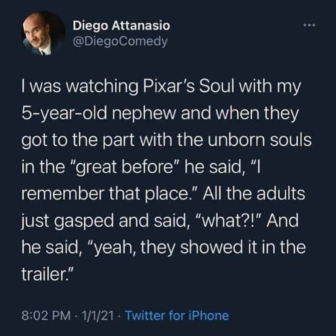 Average Parent Problemsのインスタグラム：「But for real. Watch Soul. It’s amazing. // credit: @diegocomedy」