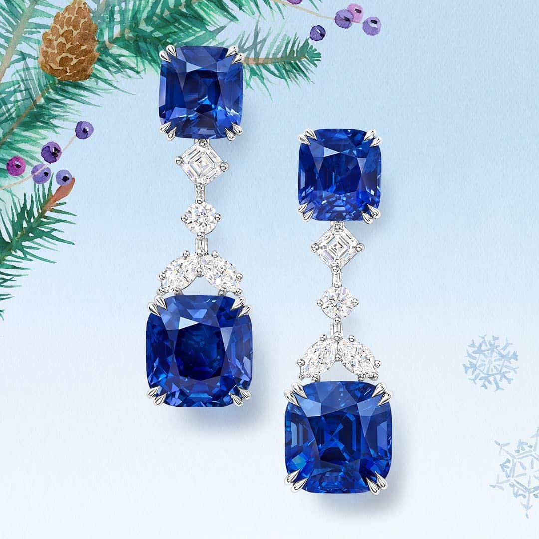 ハリー・ウィンストンさんのインスタグラム写真 - (ハリー・ウィンストンInstagram)「Sapphire snowflakes and #diamond flurries unite in a #highjewelry suite that evokes nature’s beauty. #WinstonInBloom #HarryWinston Tap the link in bio to dazzle in frosted winter gems.」1月9日 23時01分 - harrywinston