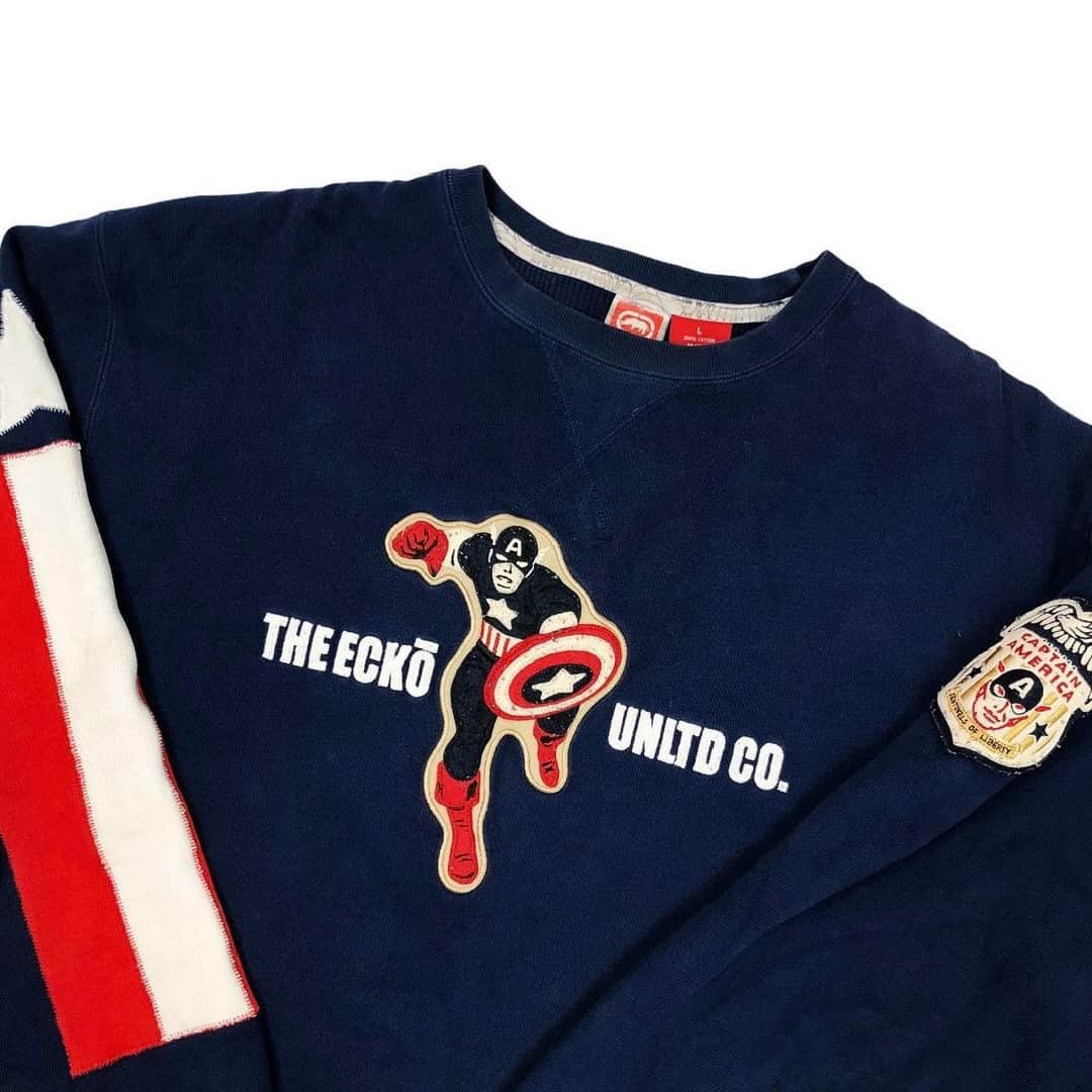 のインスタグラム：「Vintage 90s Marvel X Ecko Collab」